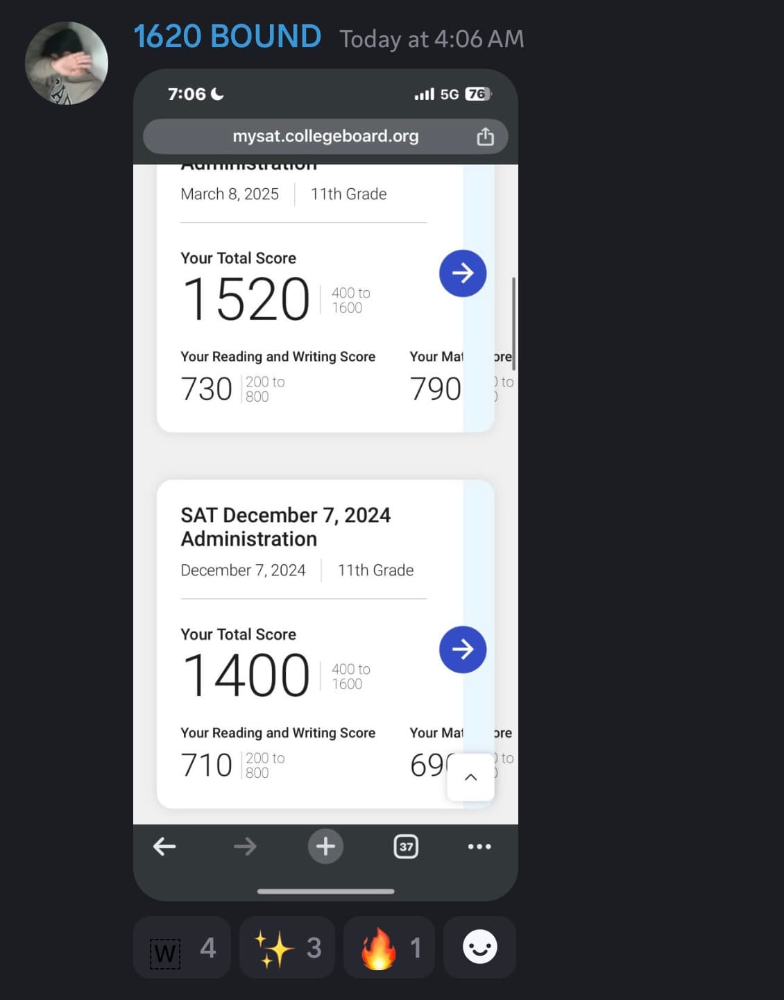 Score screenshot