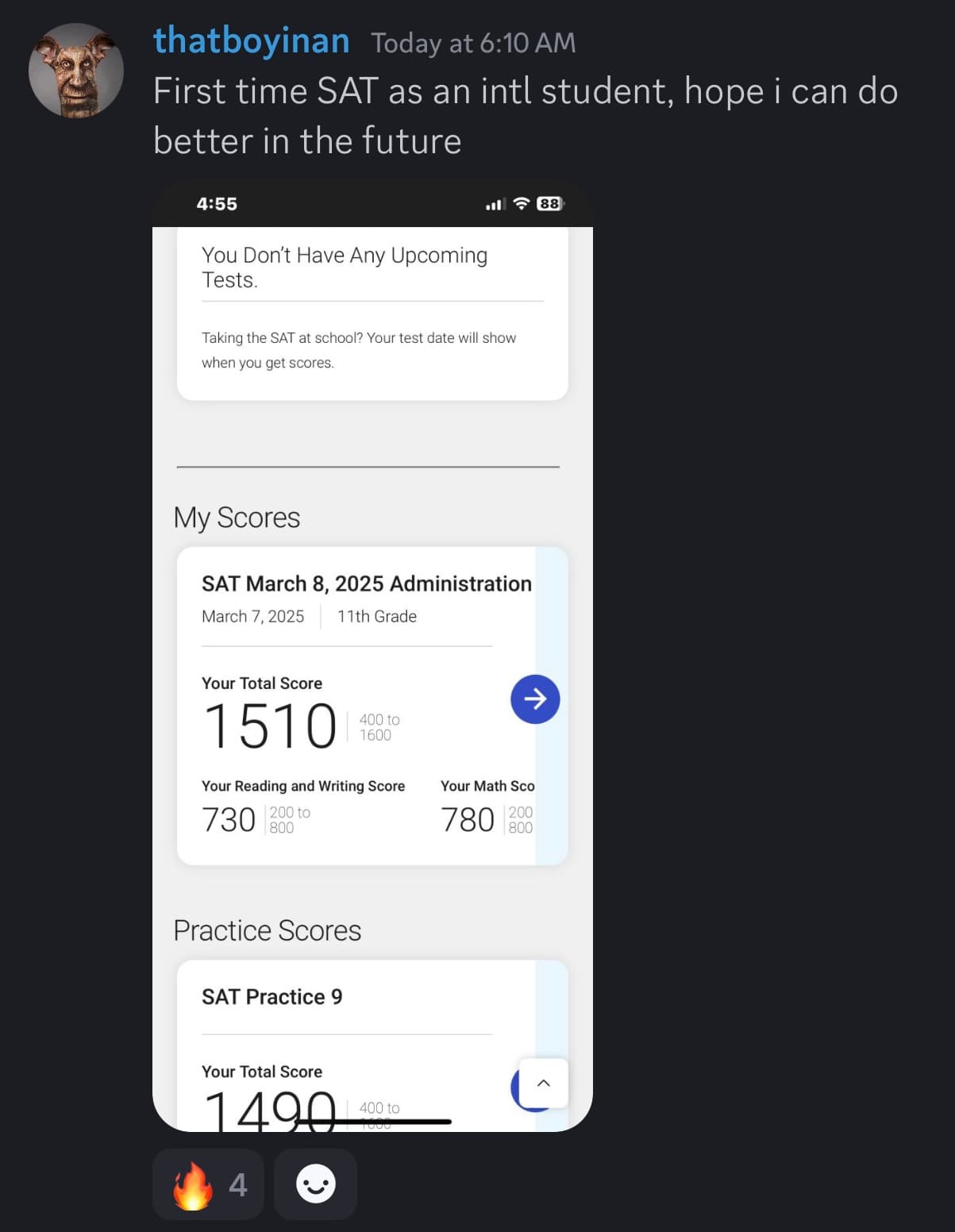 Score screenshot