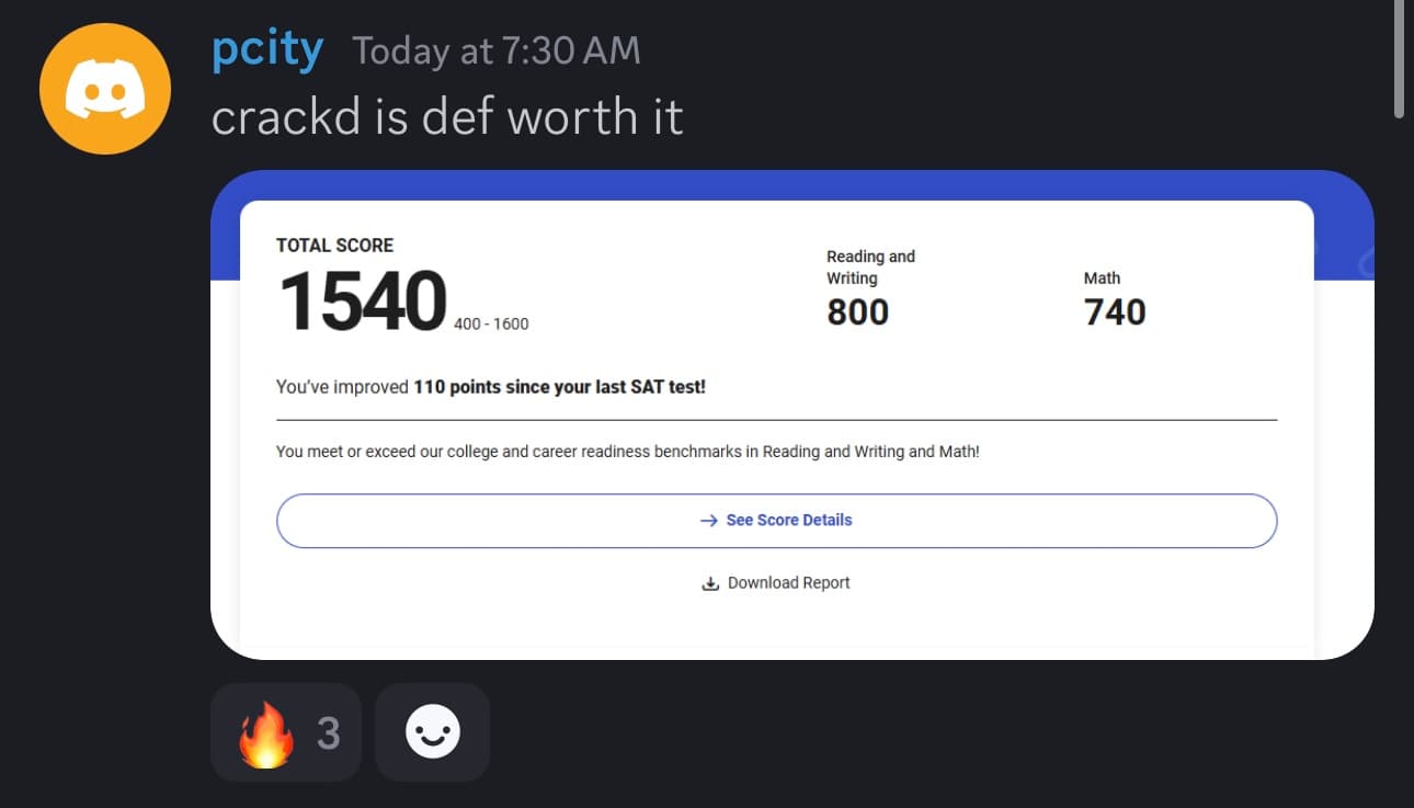 Score screenshot