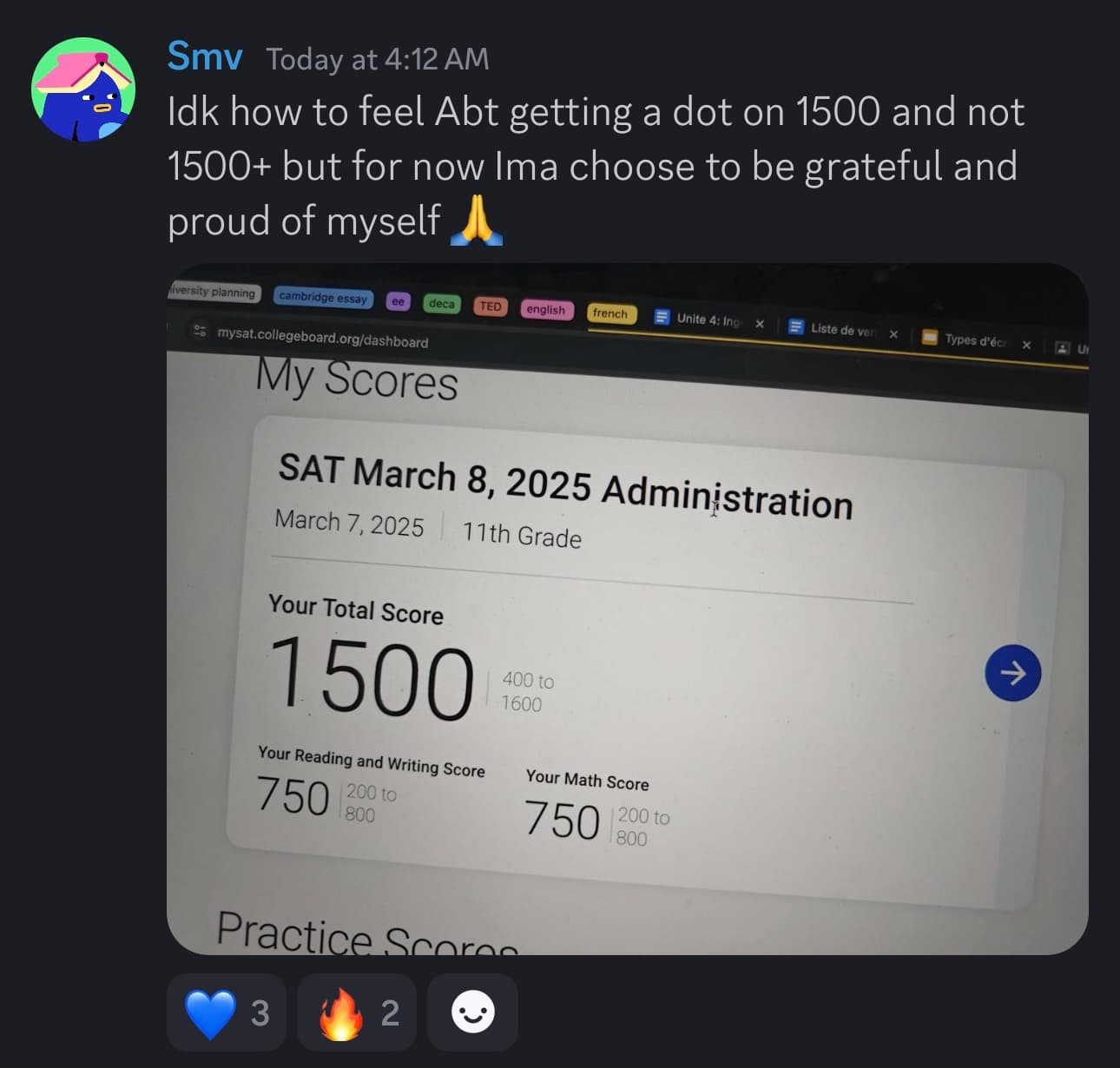 Score screenshot