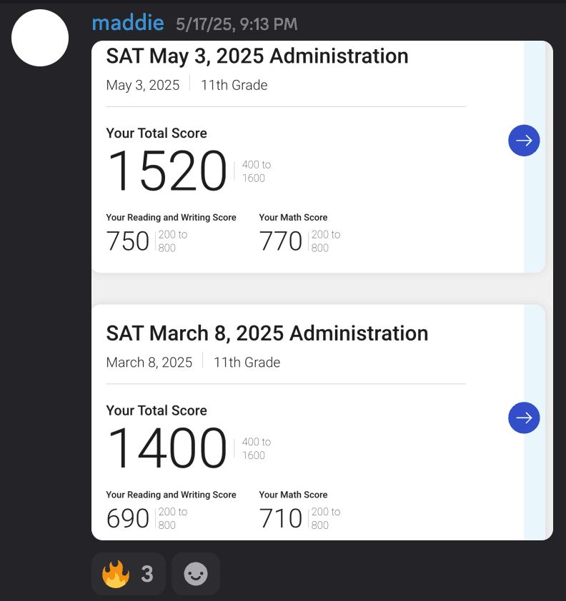 Score screenshot