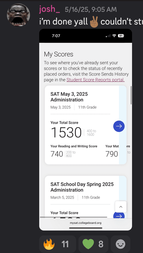 Score screenshot