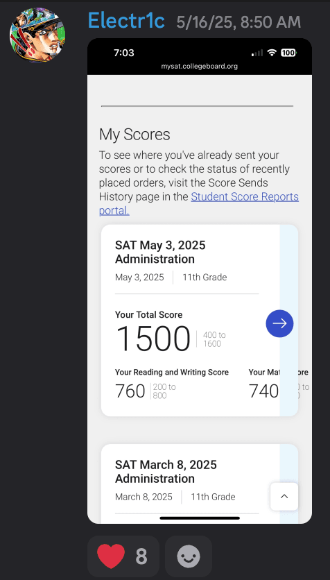 Score screenshot