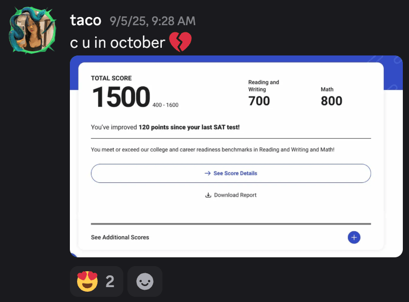 Score screenshot