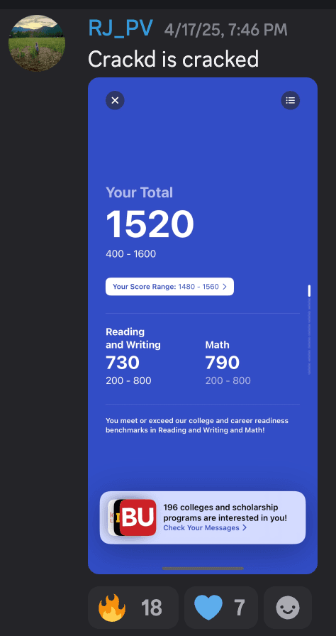 Score screenshot