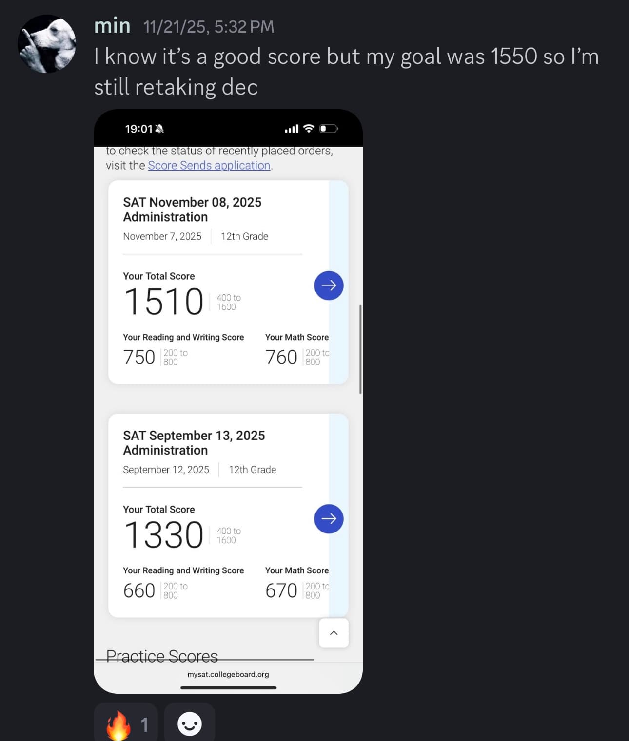 Score screenshot