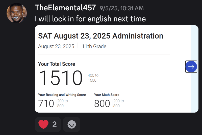 Score screenshot