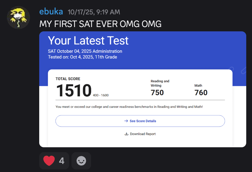 Score screenshot