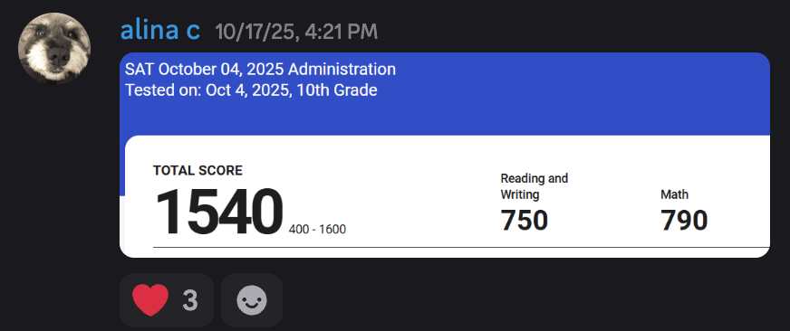 Score screenshot