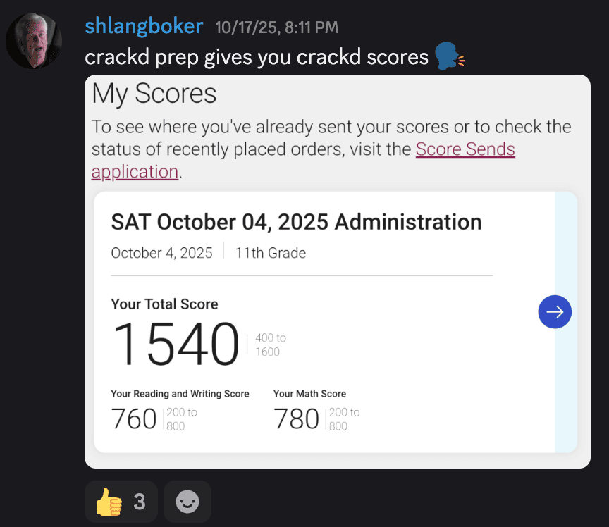 Score screenshot