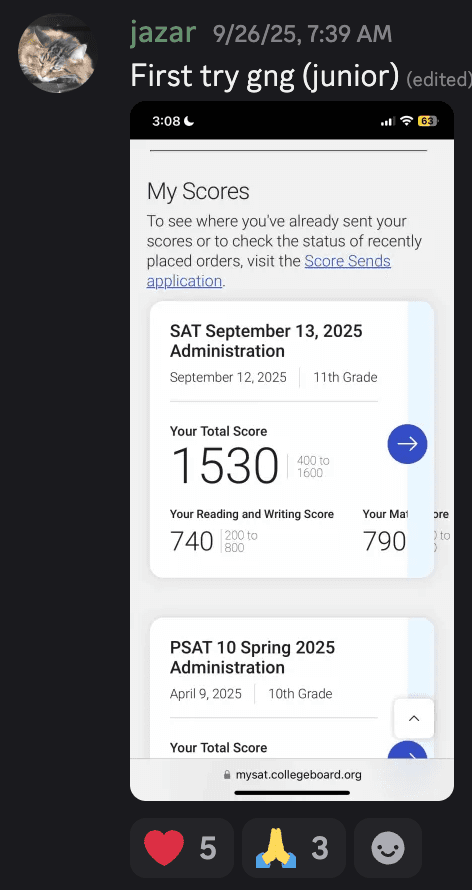 Score screenshot