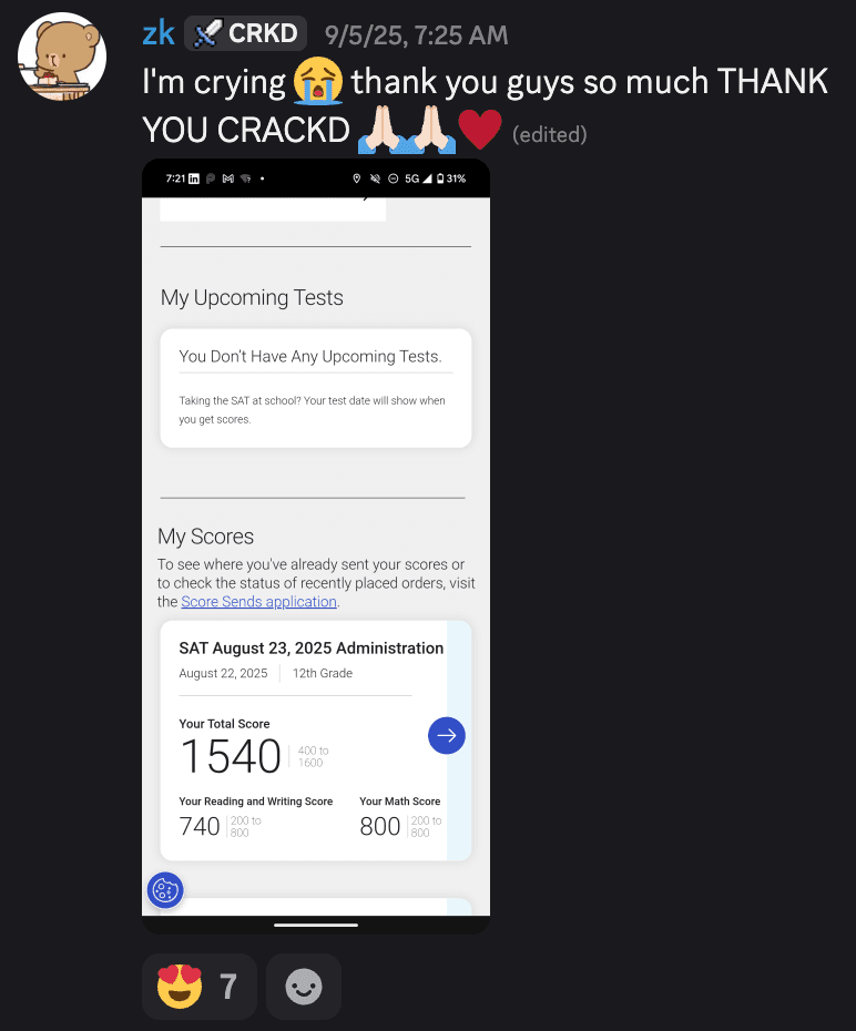 Score screenshot