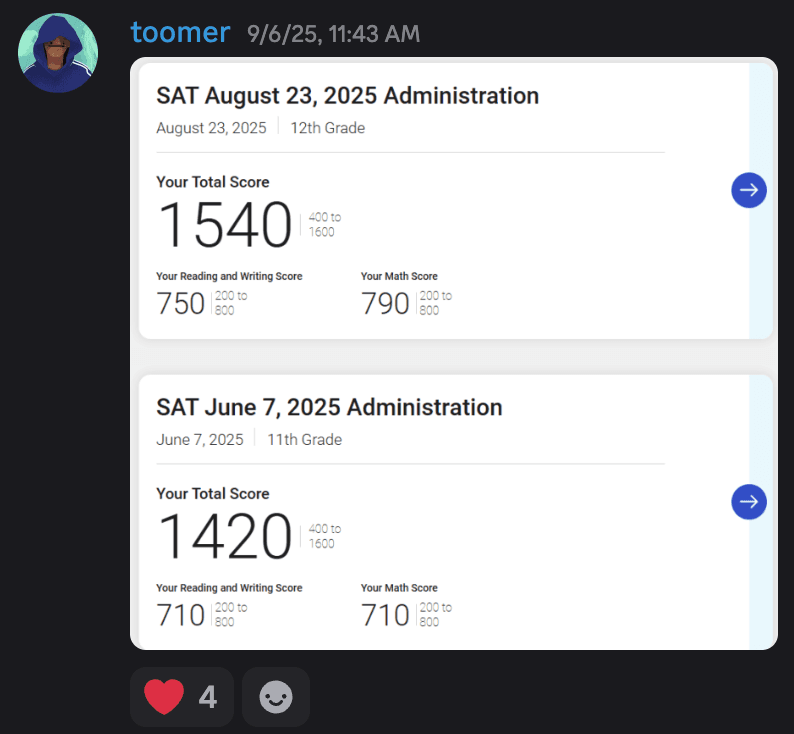 Score screenshot