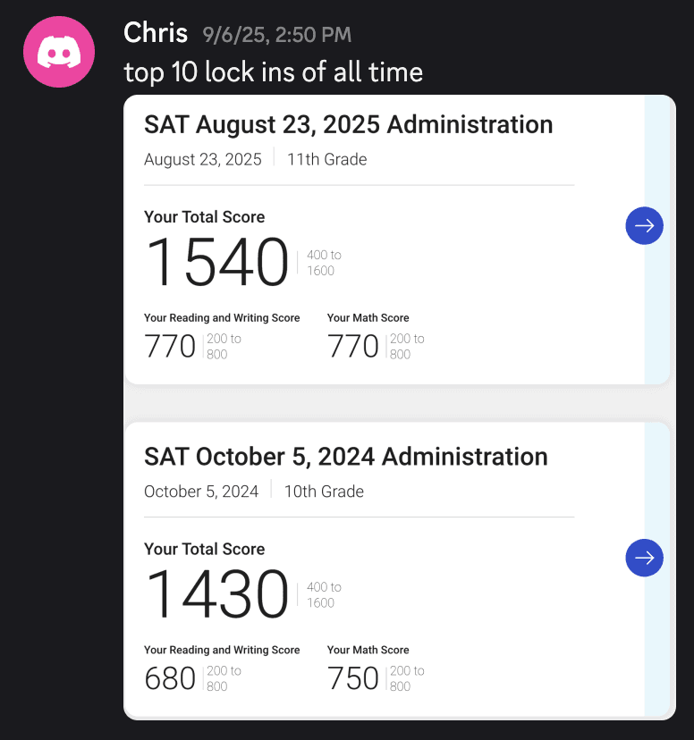 Score screenshot