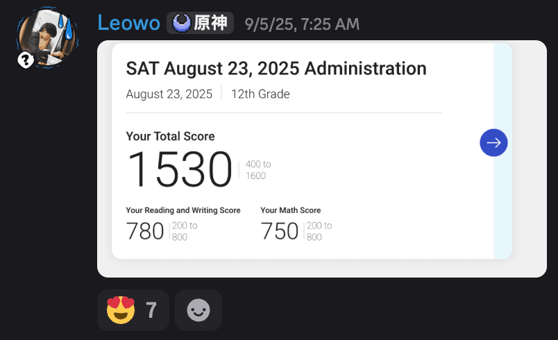Score screenshot