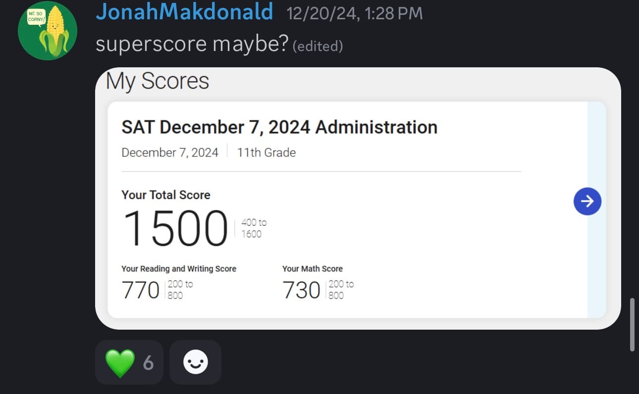 Score screenshot