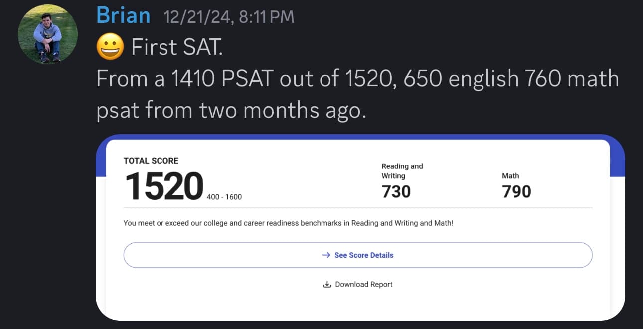 Score screenshot