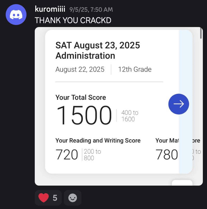 Score screenshot