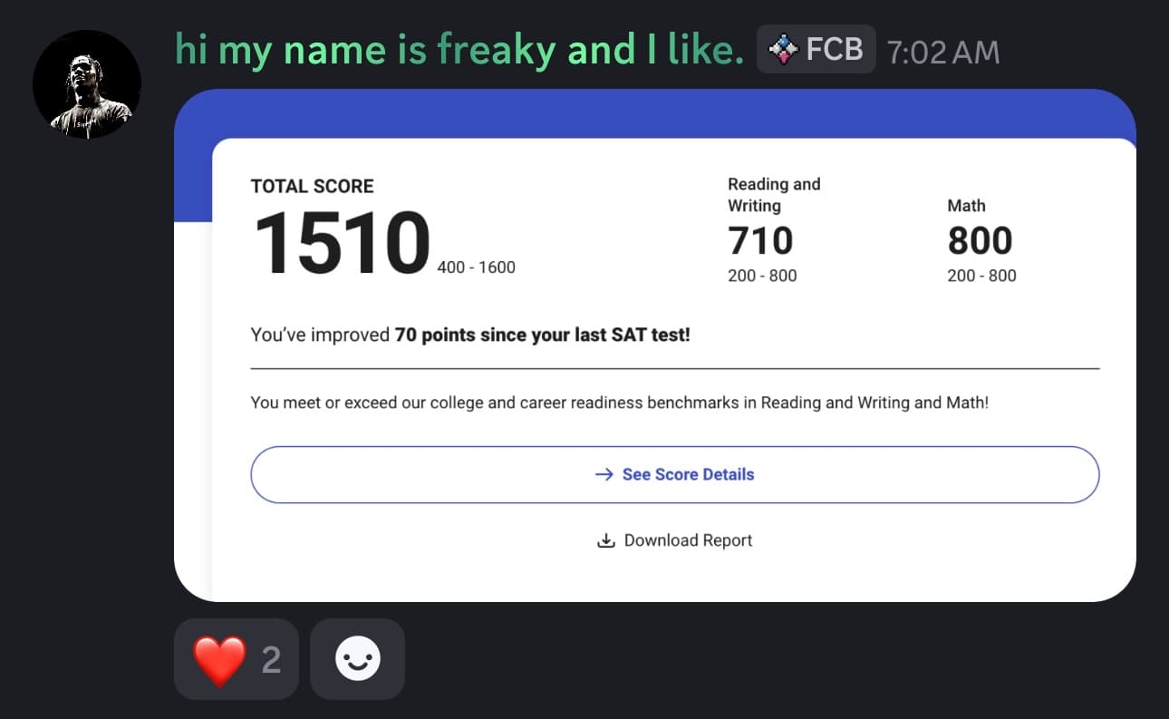 Score screenshot