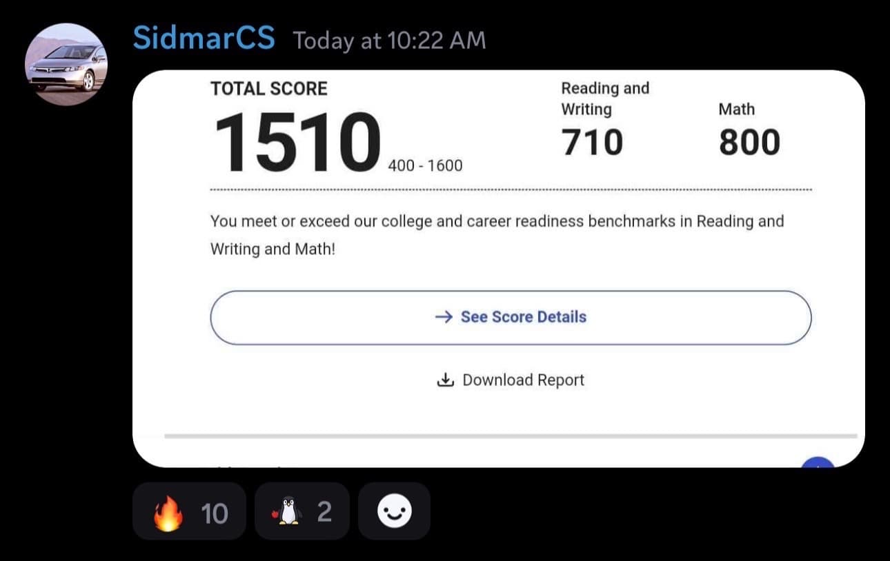 Score screenshot