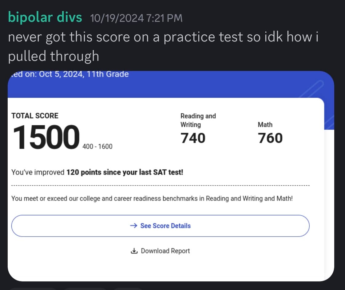 Score screenshot