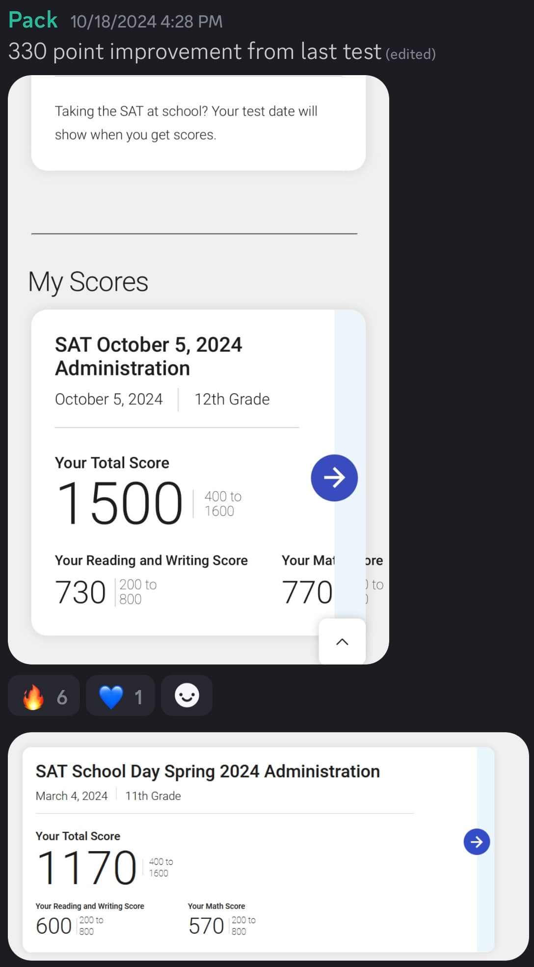 Score screenshot