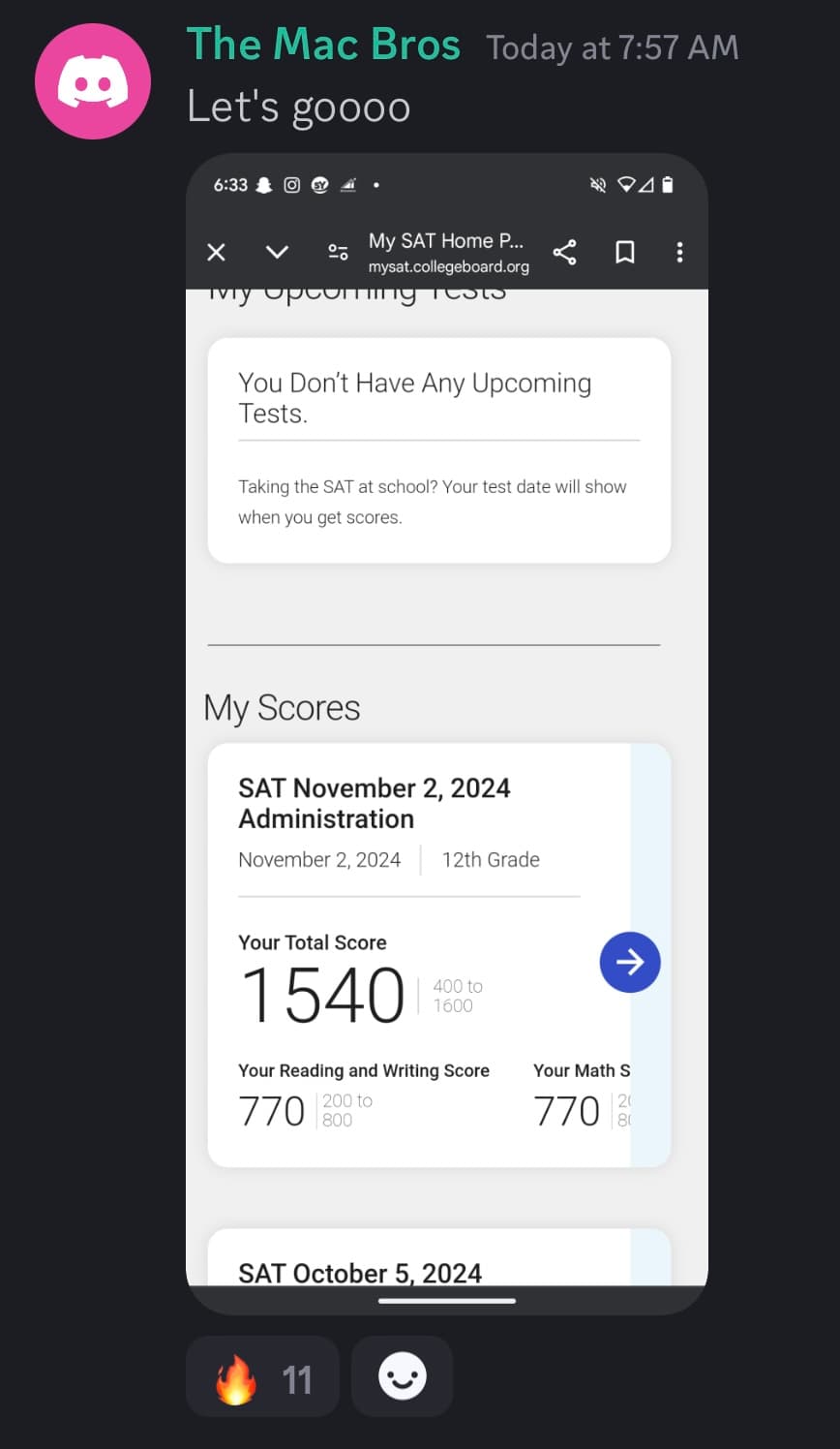 Score screenshot