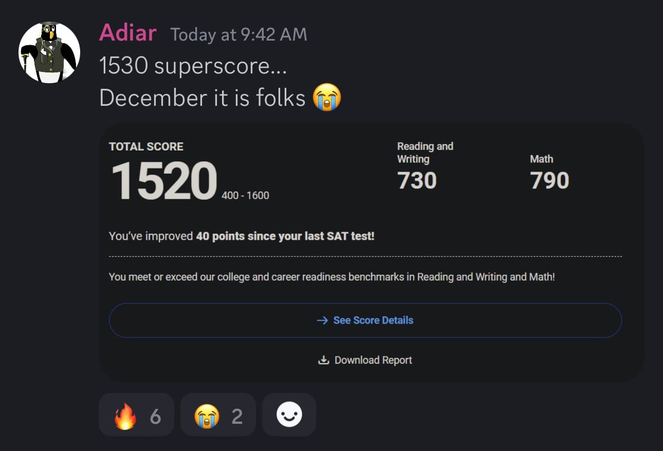 Score screenshot