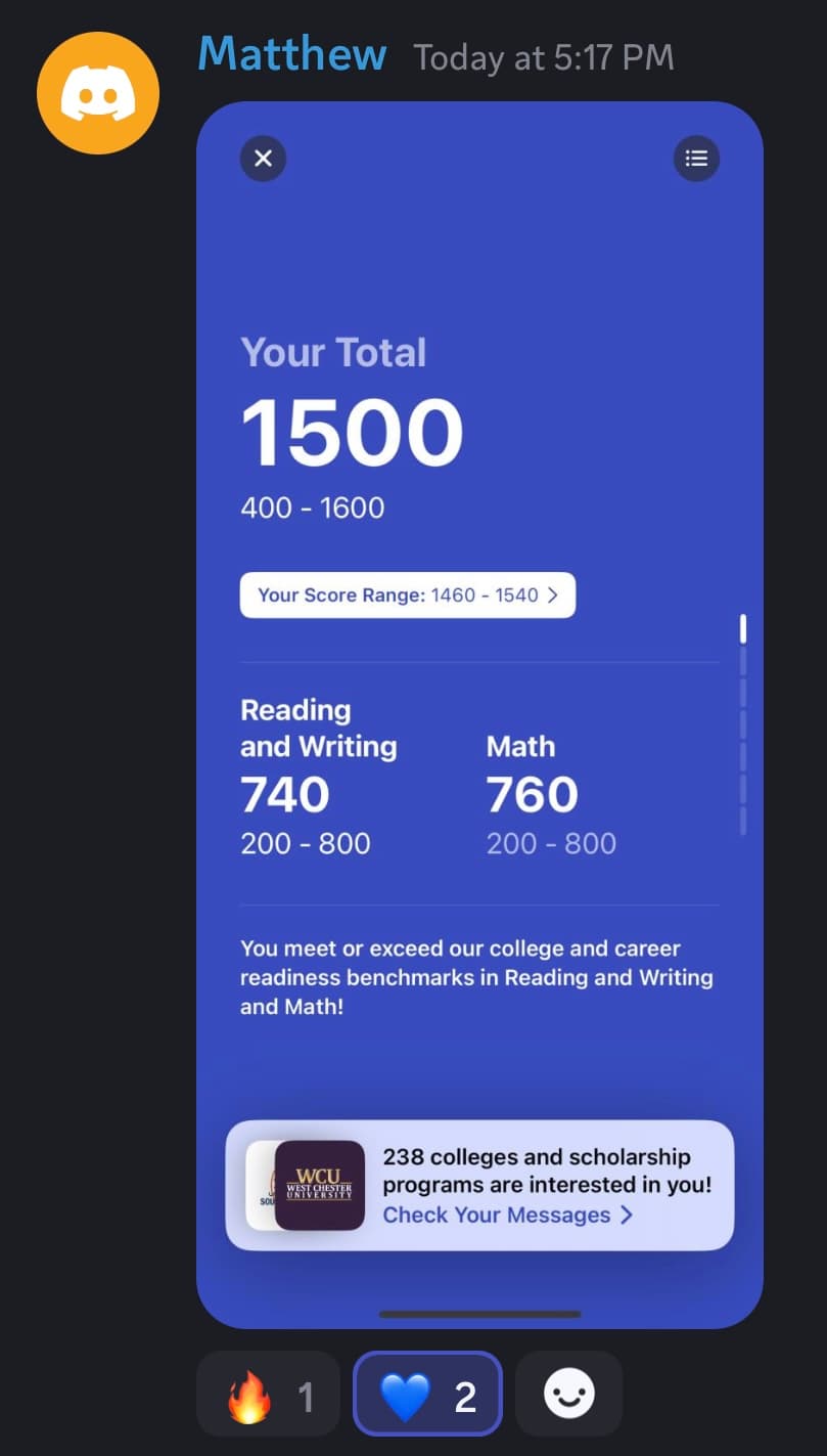 Score screenshot