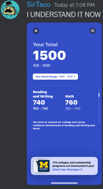 Score screenshot