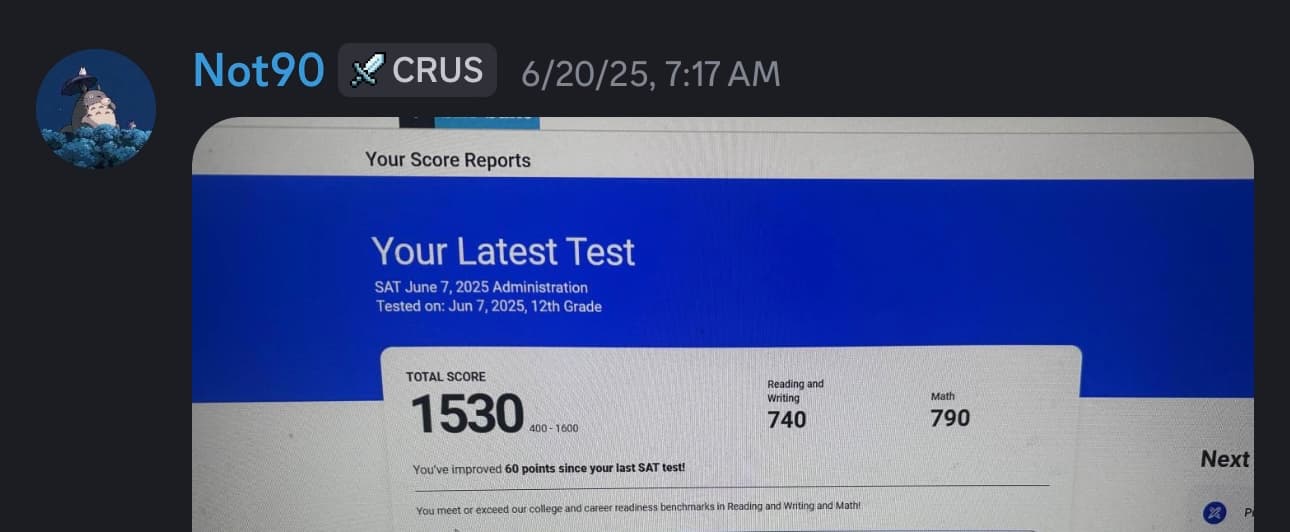 Score screenshot