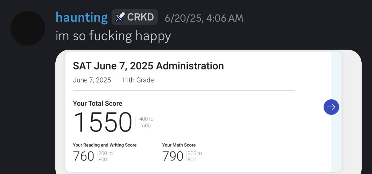 Score screenshot