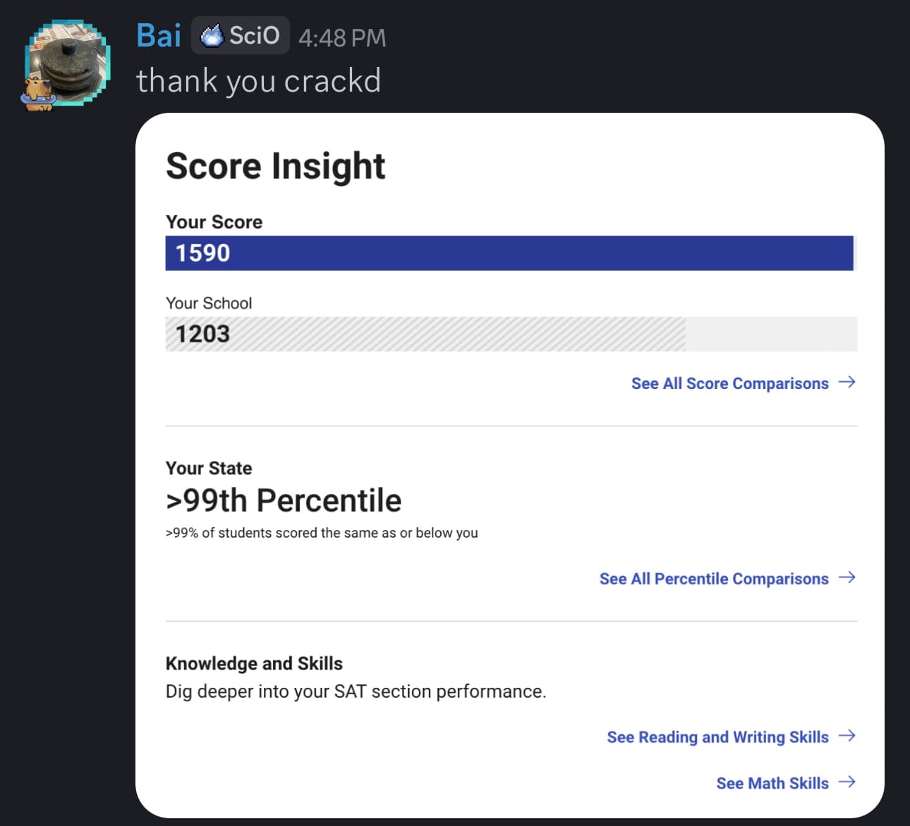 Score screenshot