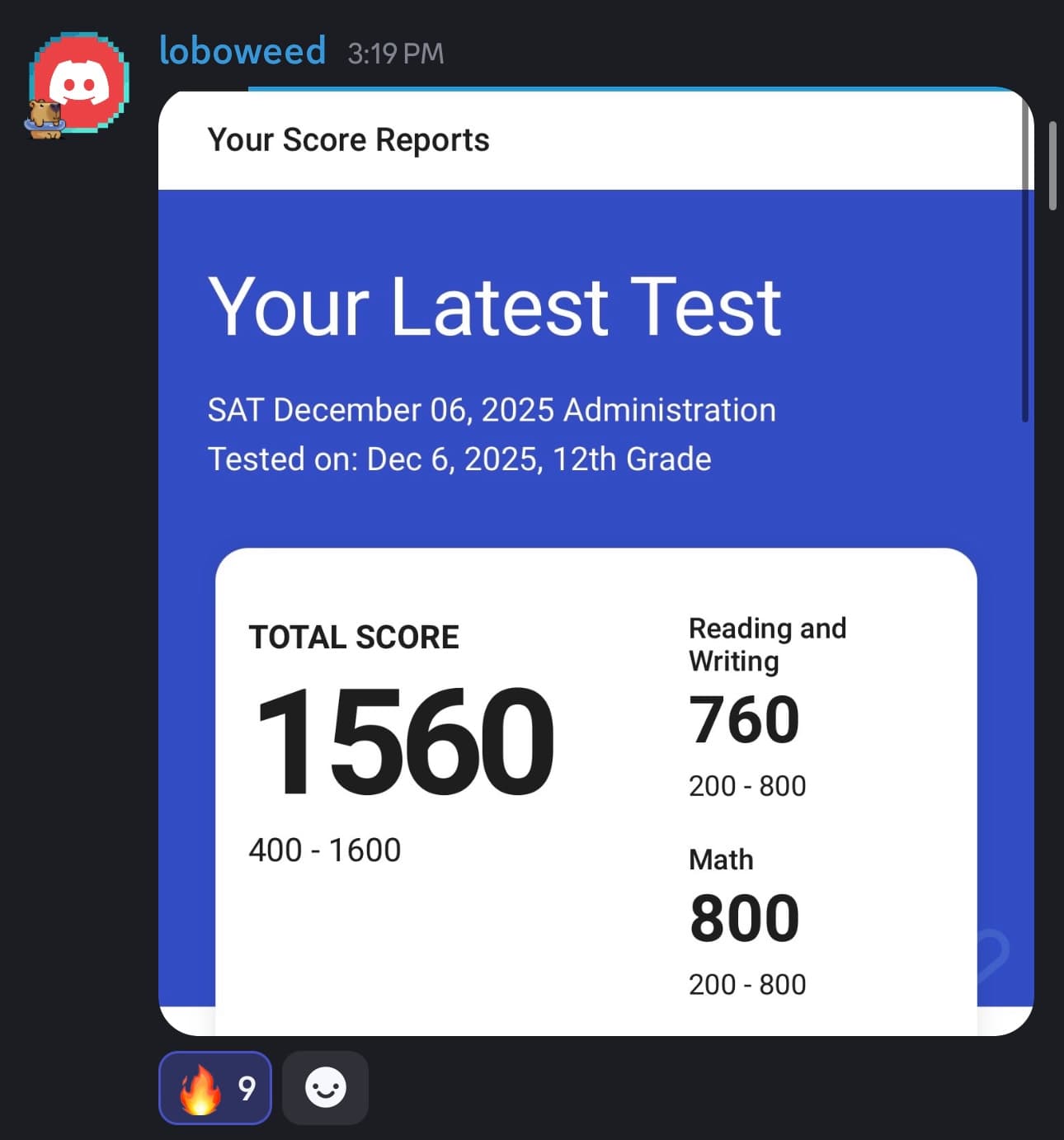 Score screenshot