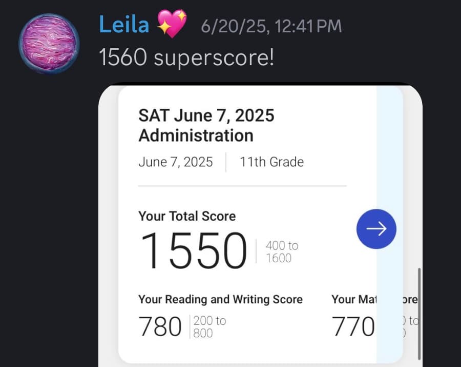 Score screenshot