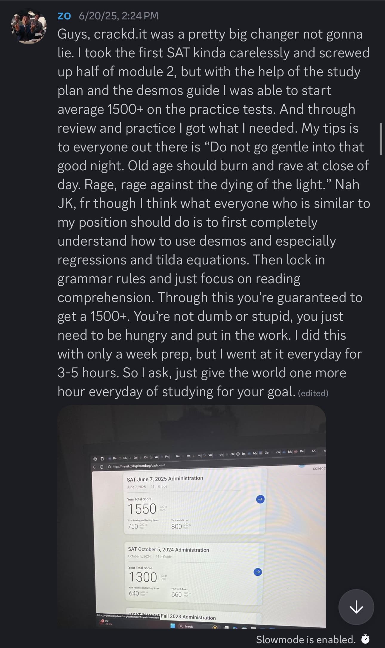 Score screenshot