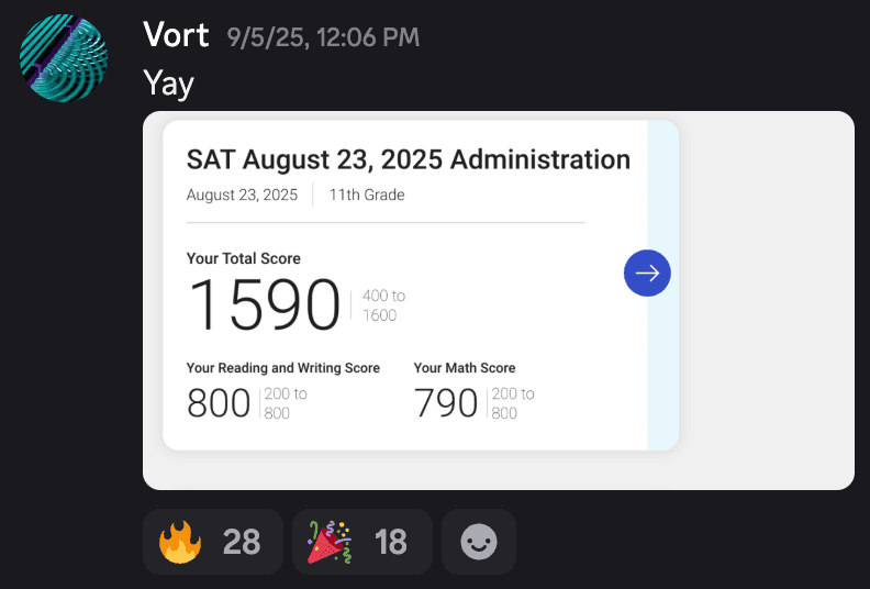 Score screenshot