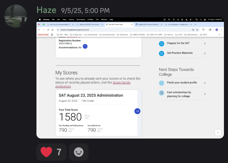 Score screenshot