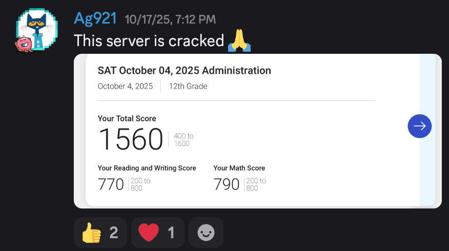 Score screenshot