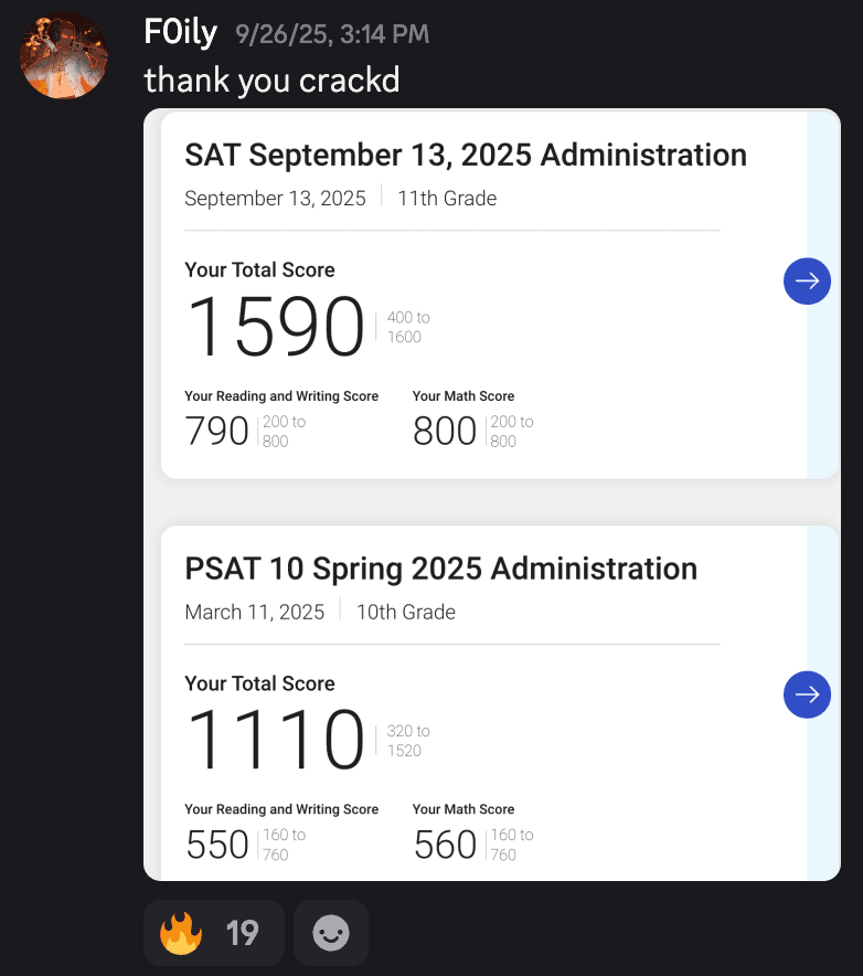 Score screenshot