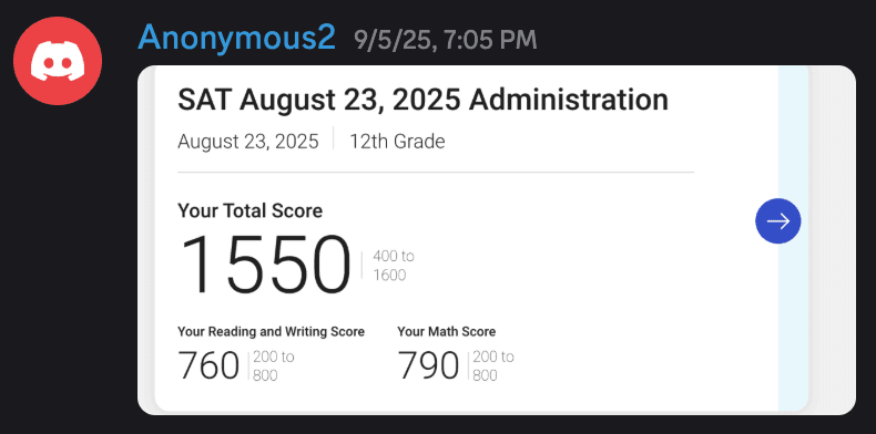 Score screenshot