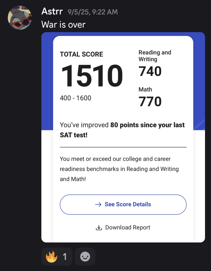 Score screenshot