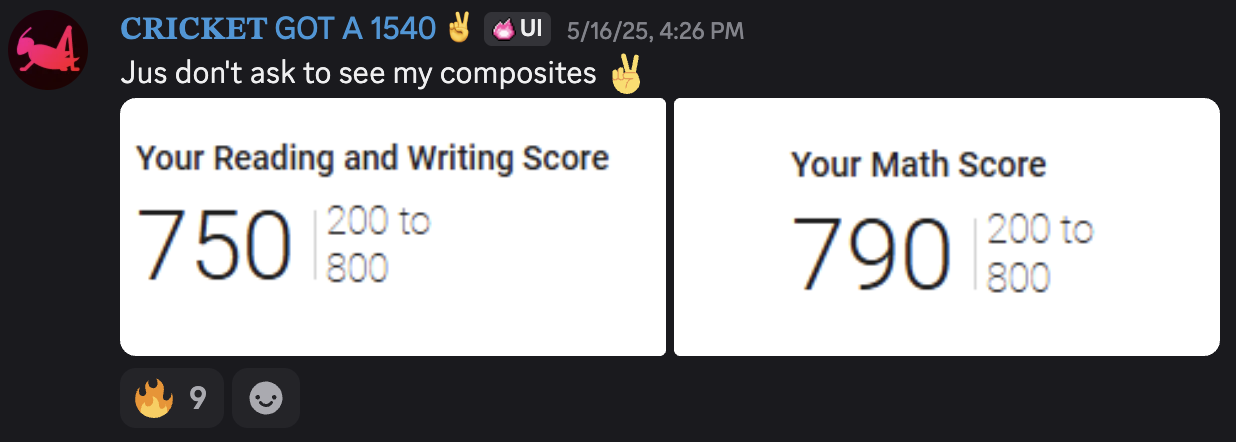 Score screenshot