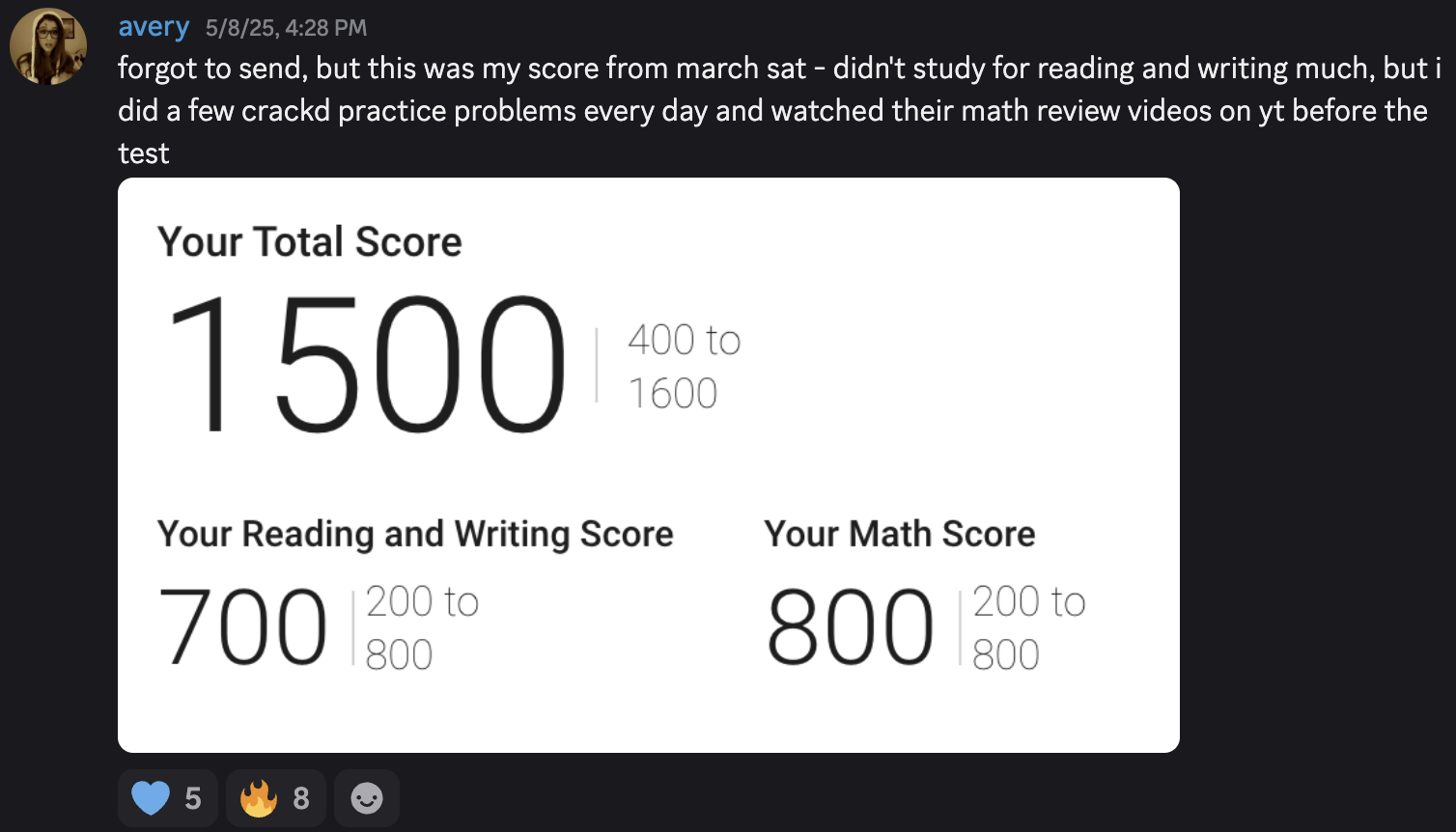 Score screenshot