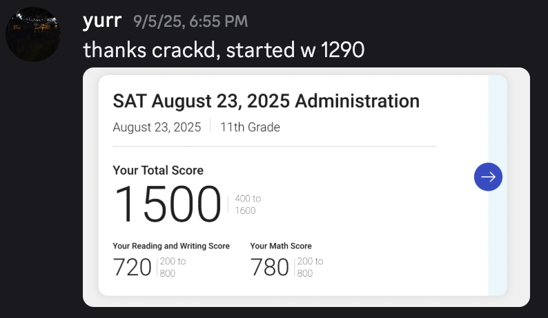 Score screenshot