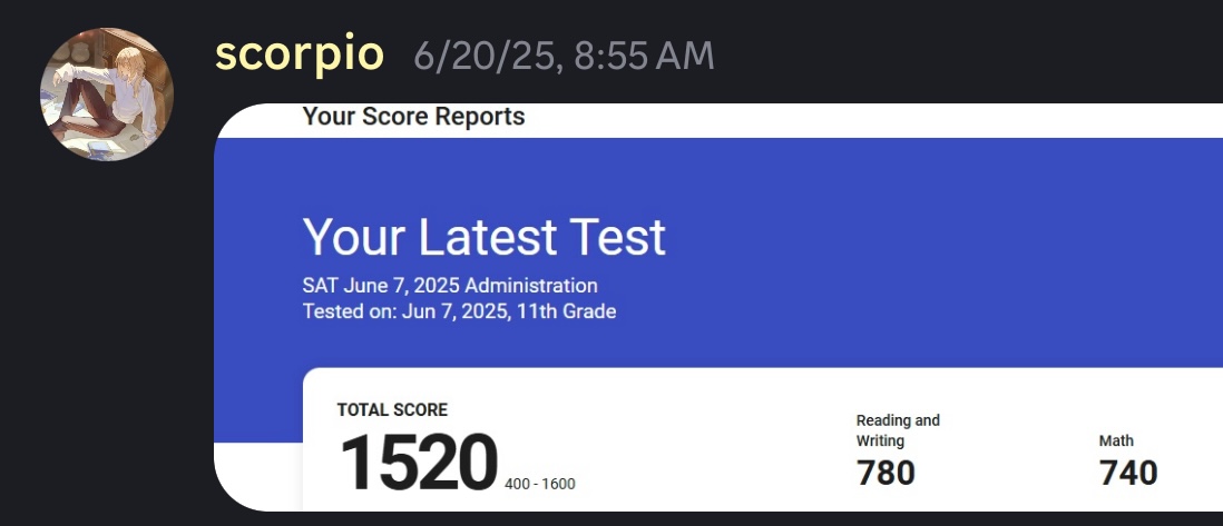 Score screenshot