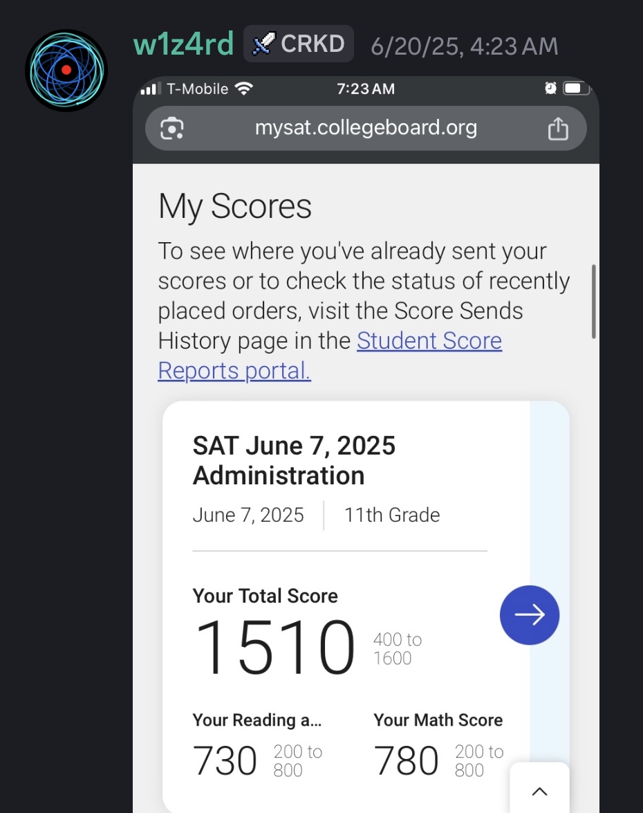 Score screenshot