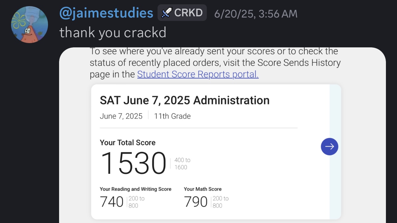 Score screenshot