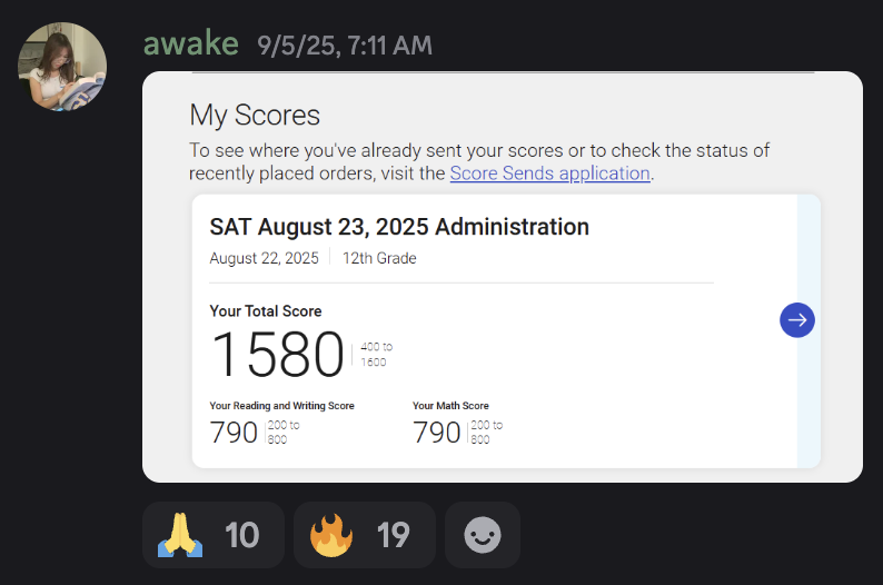 Score screenshot