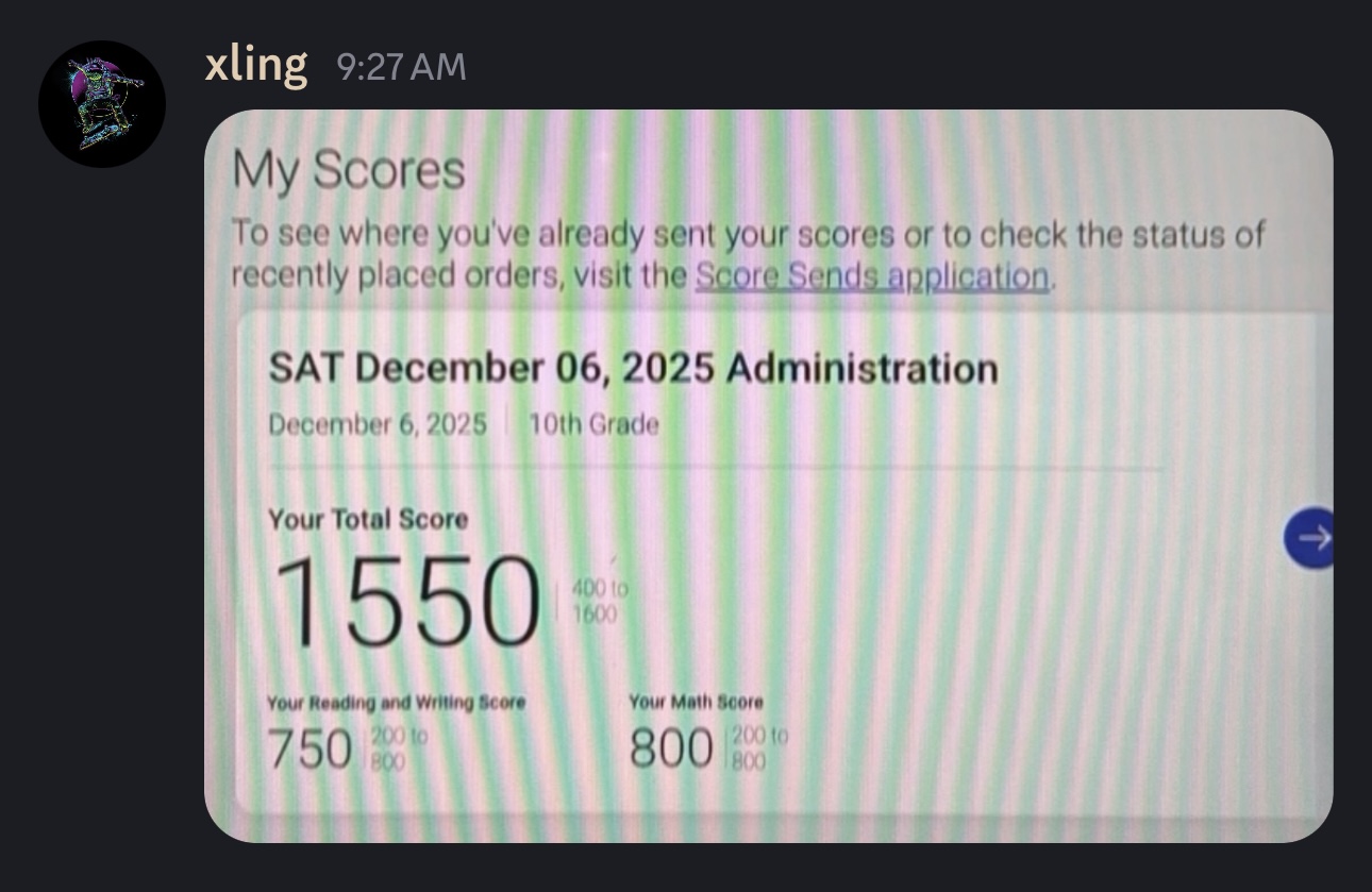Score screenshot